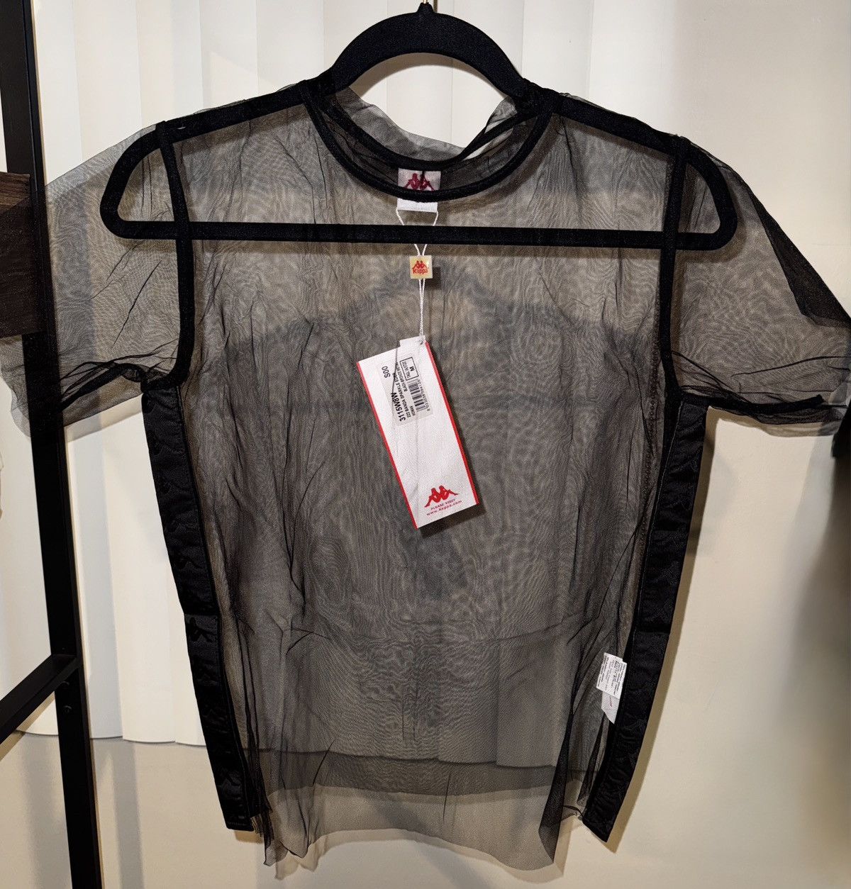 Kappa Kappa Black Polyester Mesh Shirt Size M / US 6-8 / IT 42-44 - 1 Thumbnail