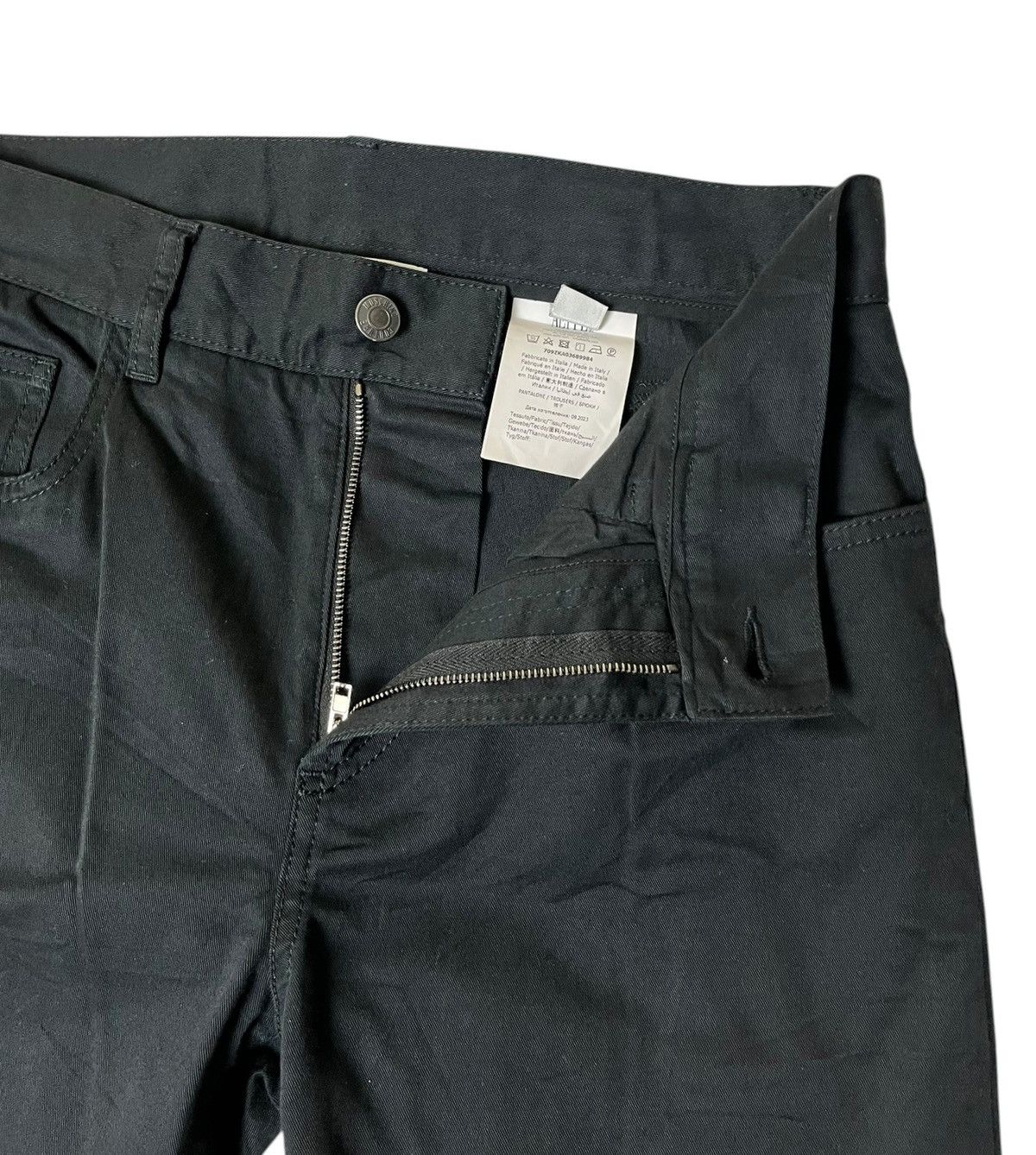 Moschino Moschino Black Slim Fit Casual Pants Made In Italy Size US 30 / EU 46 - 8 Thumbnail