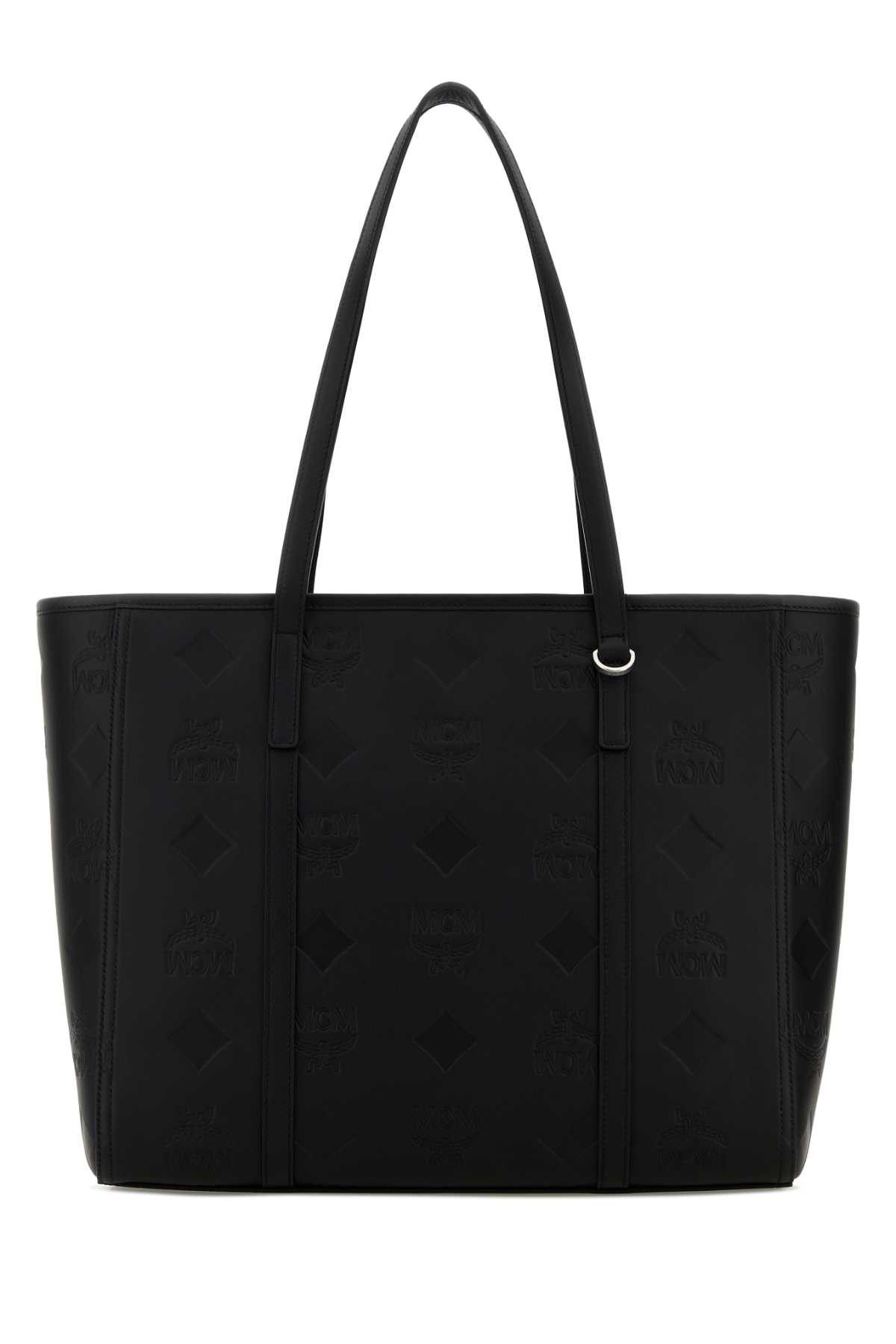 MCM Black Synthetic Leather Toni Shopping Bag Size ONE SIZE - 1 Thumbnail