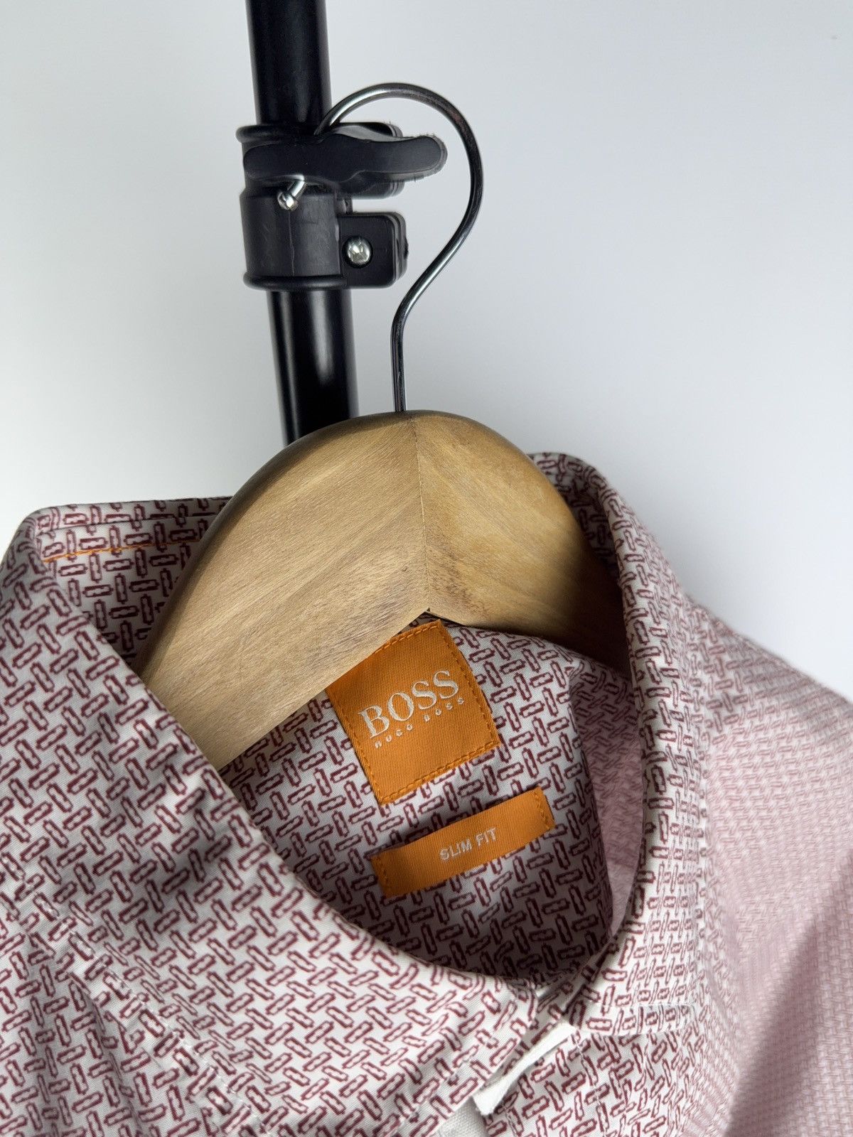 Hugo × Hugo Boss Hugo Boss Orange Label Patterned Shirt Long Sleeve Size L Size US L / EU 52-54 / 3 - 3 Thumbnail