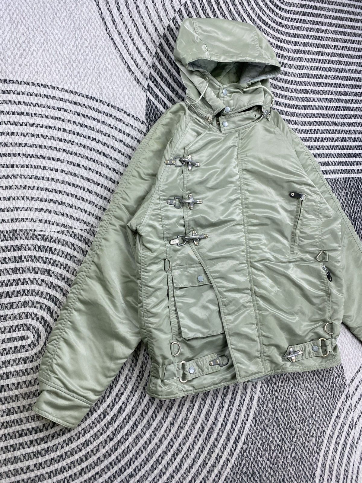 Other Vintage Grove Box U.S Military Garment Flight Jacket Size US L / EU 52-54 / 3 - 3 Thumbnail