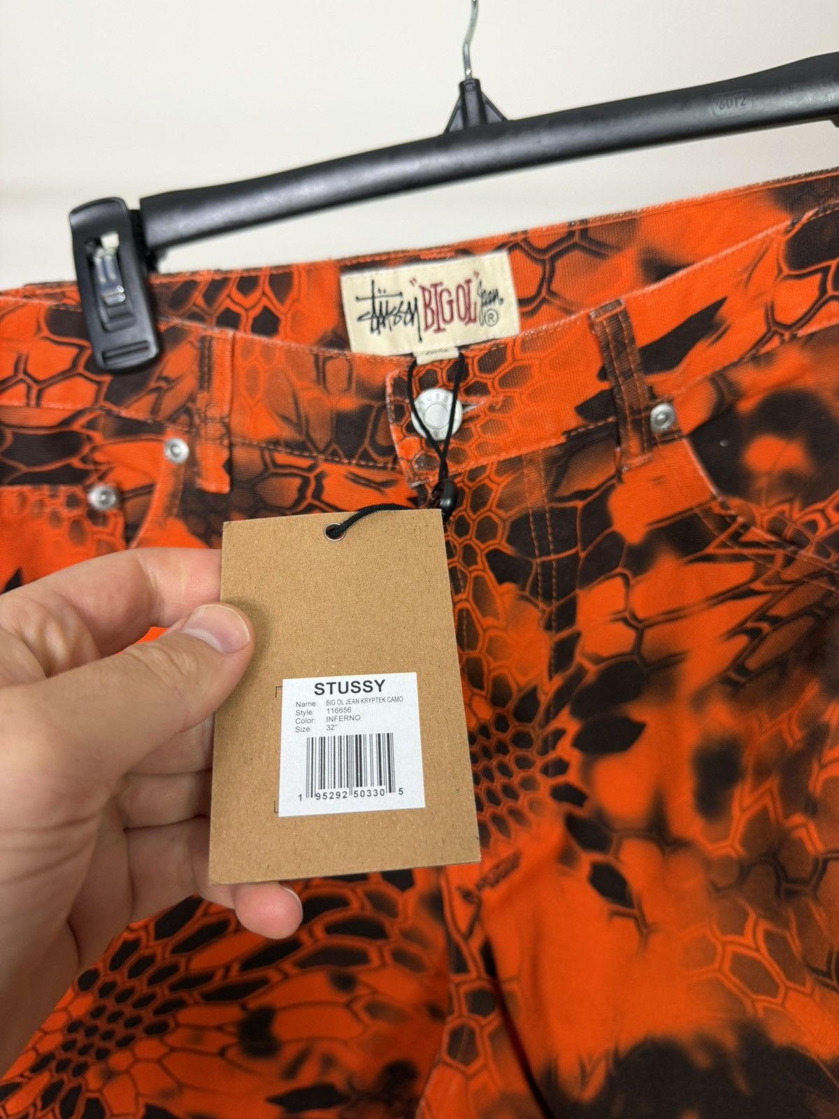 Stussy Stussy Big Ol' Jean 'Inferno' Size US 32 / EU 48 - 3 Thumbnail