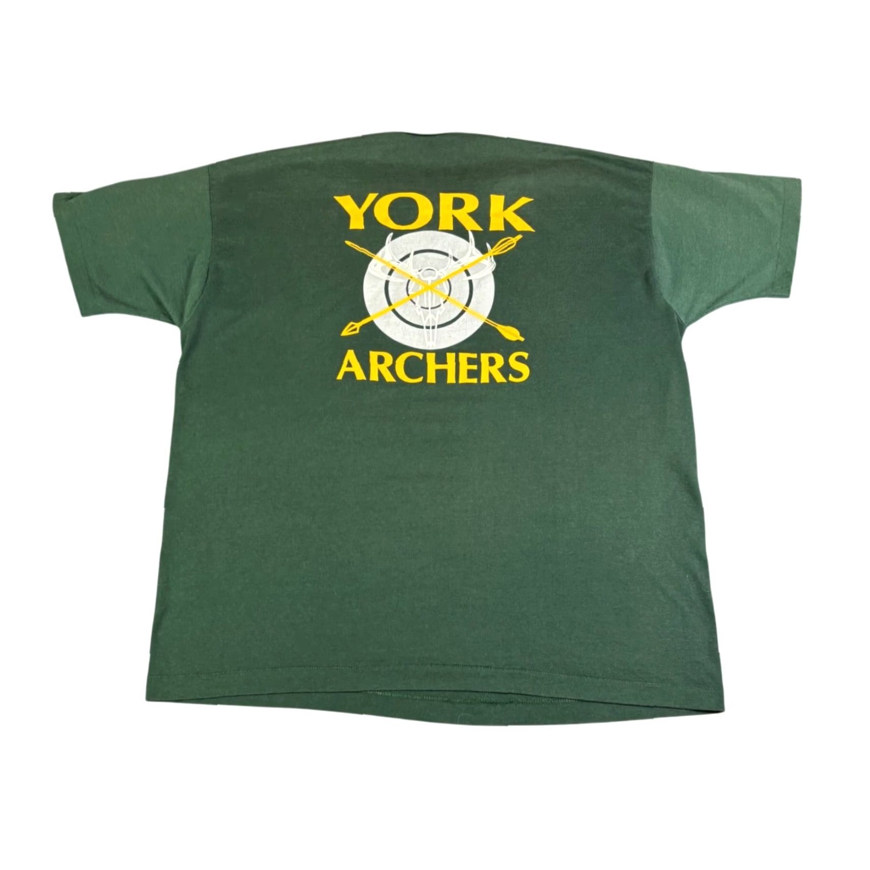 Fruit Of The Loom VINTAGE York Archers Graphic T Shirt Green Mens XXL Fruit of the Loom USA Animals 101 Dalmatians Size US XXL / EU 58 / 5 - 2 Thumbnail