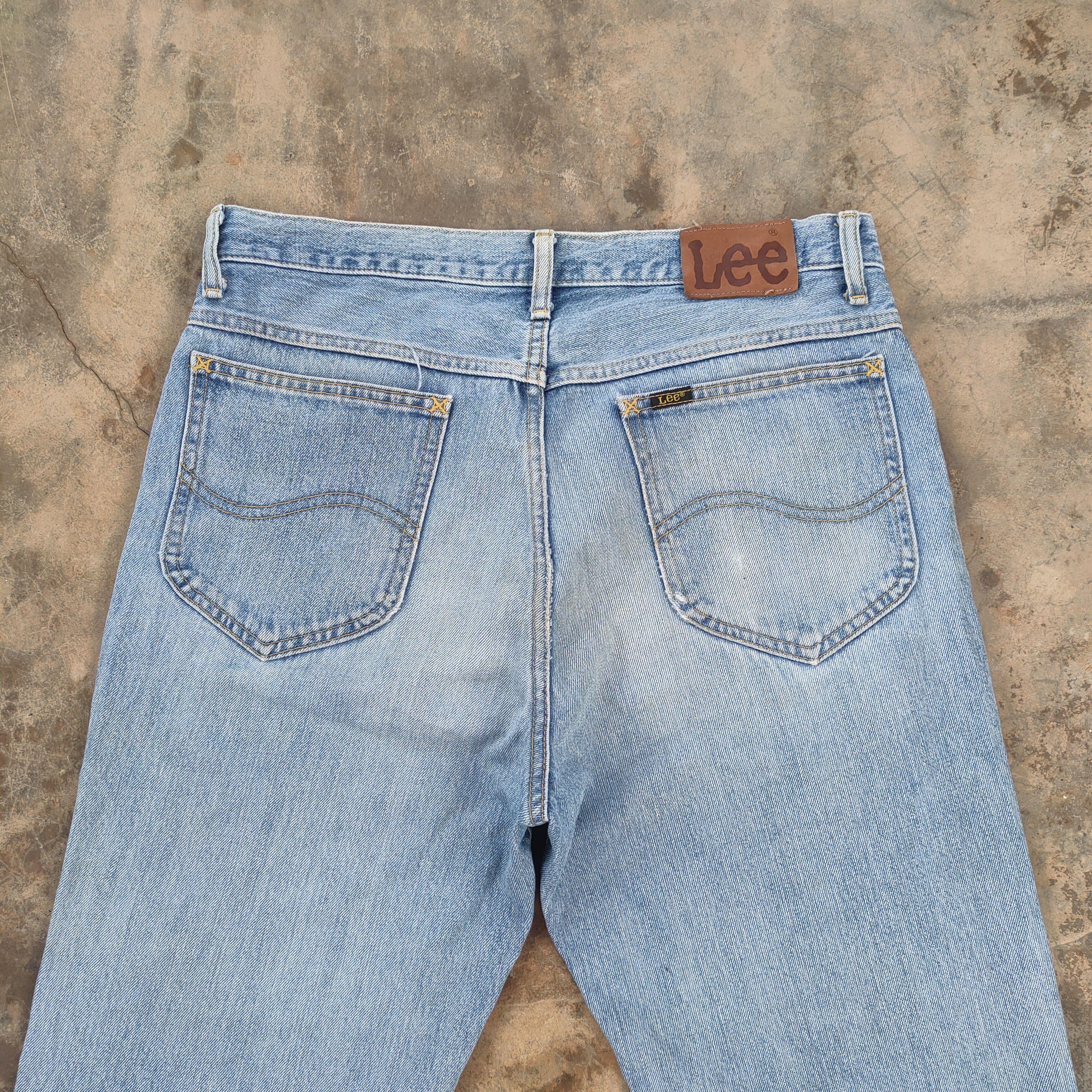 Lee W34 VINTAGE LEE RIDERS FADED RIPPED JEANS DENIM PANTS Size US 34 / EU 50 - 11 Thumbnail