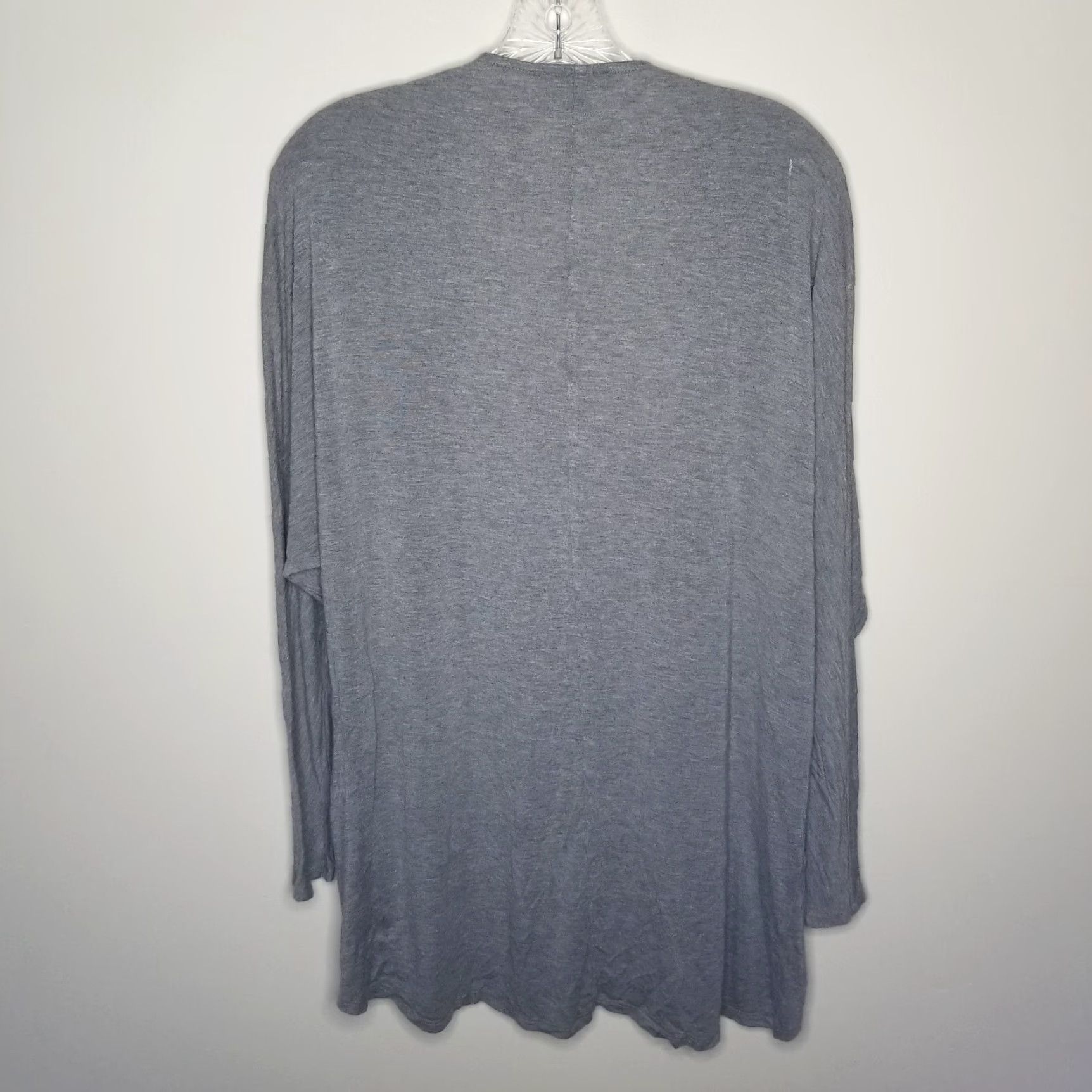 Vintage Curfew Cardigan Womens Gray Long Sleeve Lightweight Size L Sweater Size L / US 10 / IT 46 - 4 Thumbnail