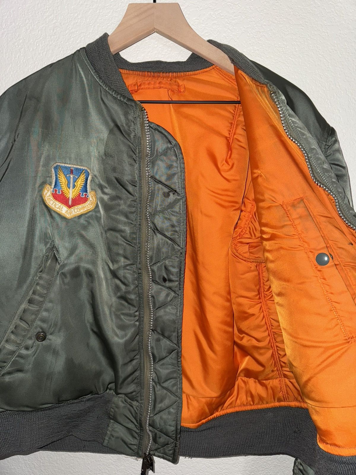 Alpha Industries Vintage Vietnam War Alpha Industries Bomber 1974 Size US M / EU 48-50 / 2 - 4 Thumbnail