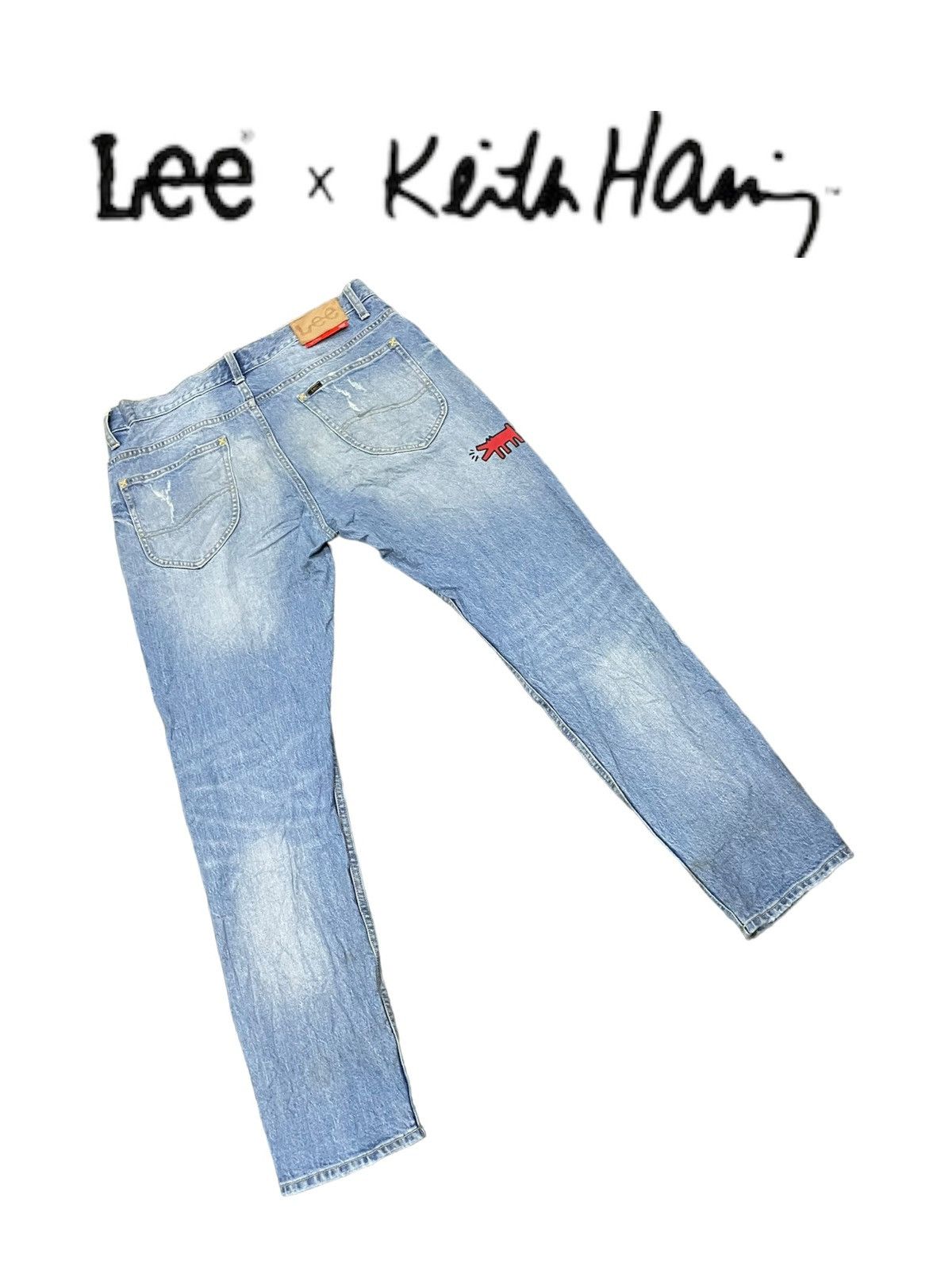 Keith Haring × Lee Lee x Keith Haring Skinny Denim Size US 33 - 7 Thumbnail