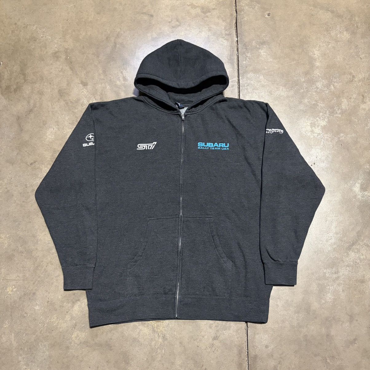 Other Subaru STI USA Rally Team Zip Up Hoodie Sweatshirt Racing Size US XXL / EU 58 / 5 - 2 Thumbnail