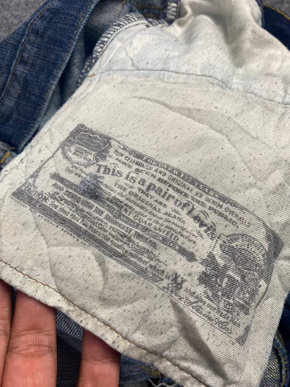 Levi's levis 501 distressed denim nice design Size US 36 / EU 52 - 14 Thumbnail
