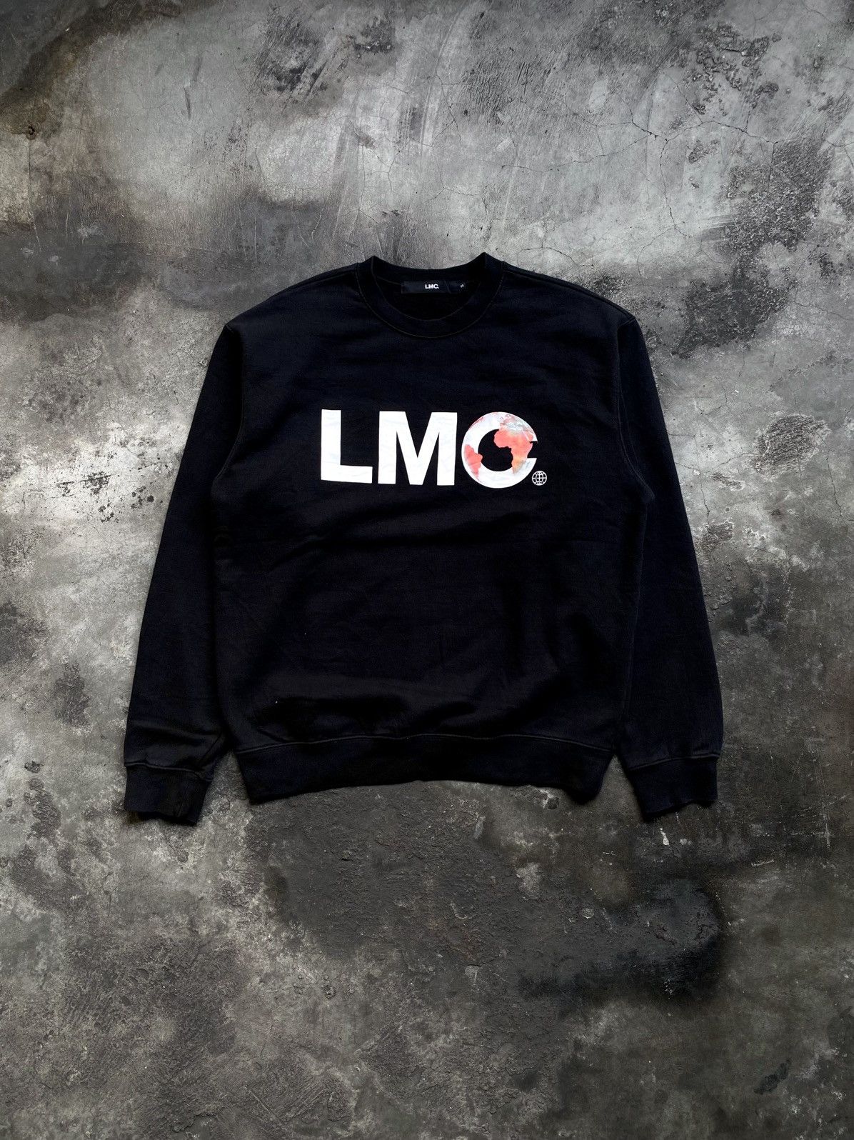 Japanese Brand LMC Earth Logo Sweatshirt Black Size US S / EU 44-46 / 1 - 2 Thumbnail
