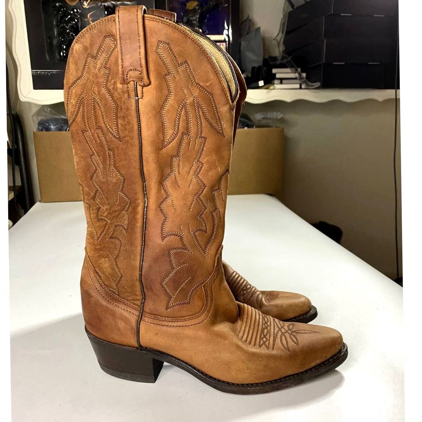 Dan Post Dan Post Marlboro Leather Western Boots Men's 7.5D Size US 8 / EU 41 - 3 Thumbnail