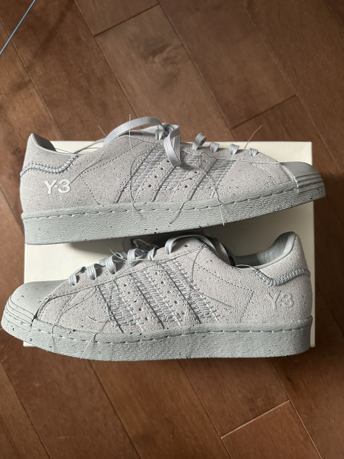 Y-3 adidas Y-3 Superstar Clear Onix Size US 7 / EU 40 - 1 Thumbnail
