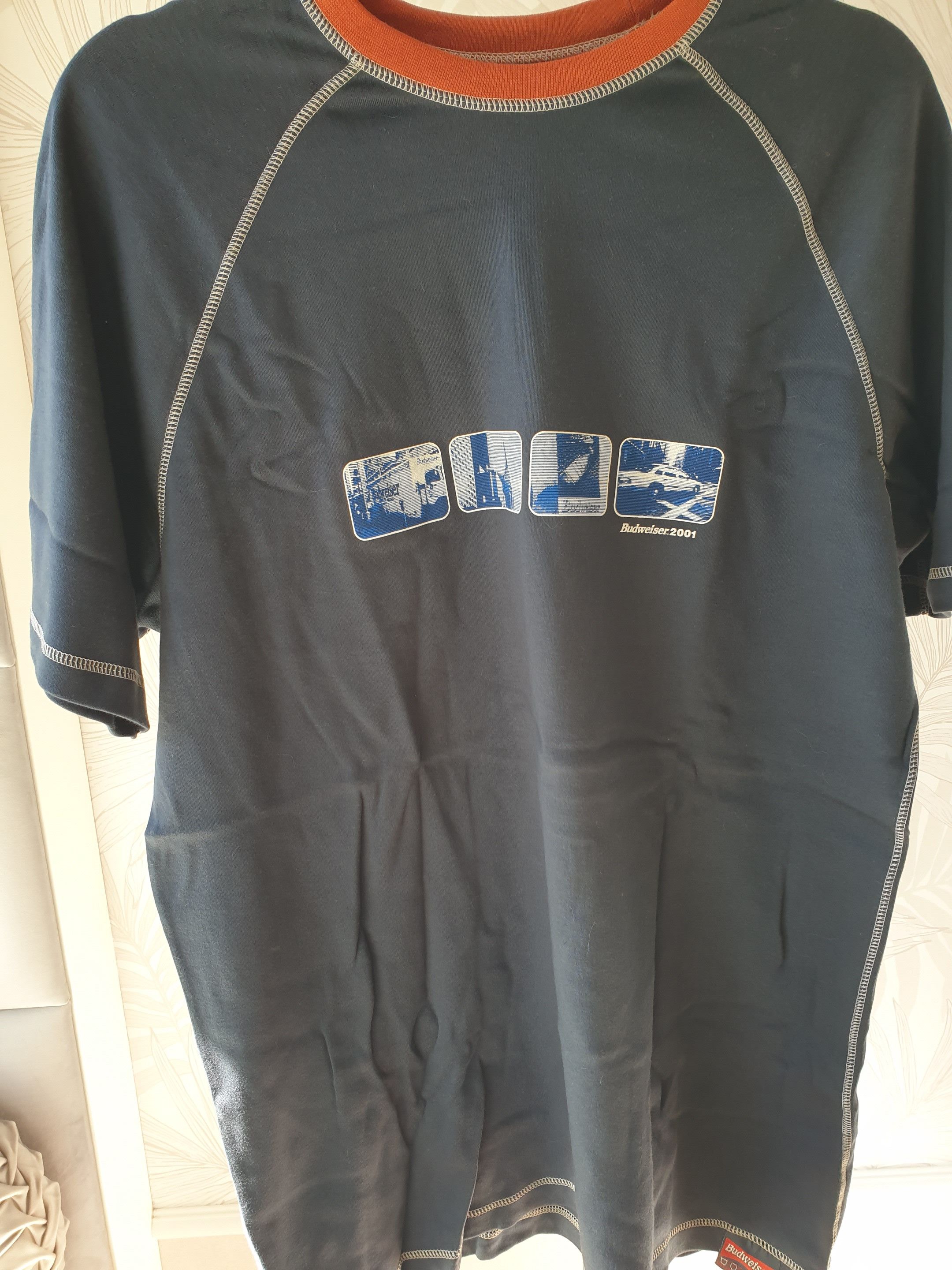 Budweiser Vintage Budweiser 2001. Two sided Size US L / EU 52-54 / 3 - 7 Thumbnail