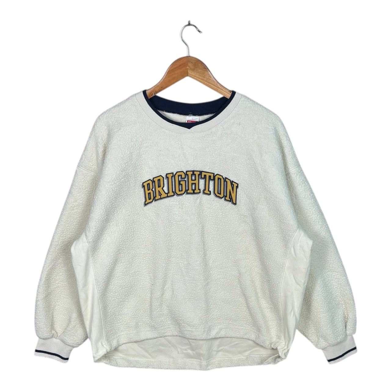 Japanese Brand Niko and… Brighton White Cream Fleece Sweatshirt Size US L / EU 52-54 / 3 - 1 Thumbnail
