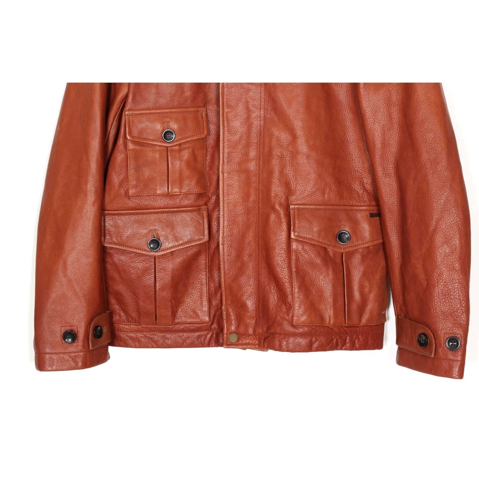 Peak Performance PEAK PERFORMANCE ROCCO LJ Sherpa Collar Leather Jacket Men Size S MJ4323 Size US S / EU 44-46 / 1 - 3 Thumbnail