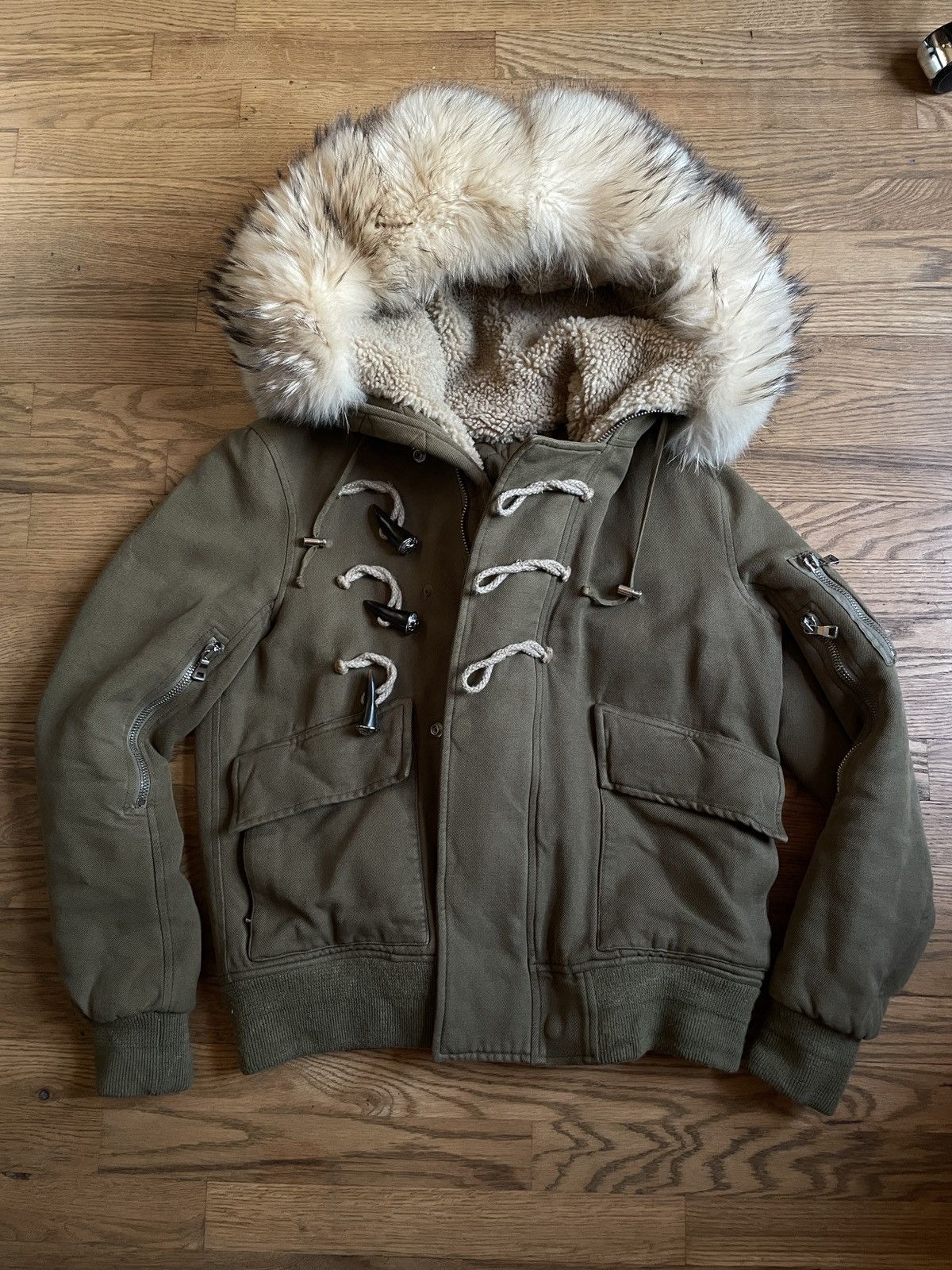 Balmain Balmain AW11 Raccoon N2B Parka Size US M / EU 48-50 / 2 - 2 Thumbnail