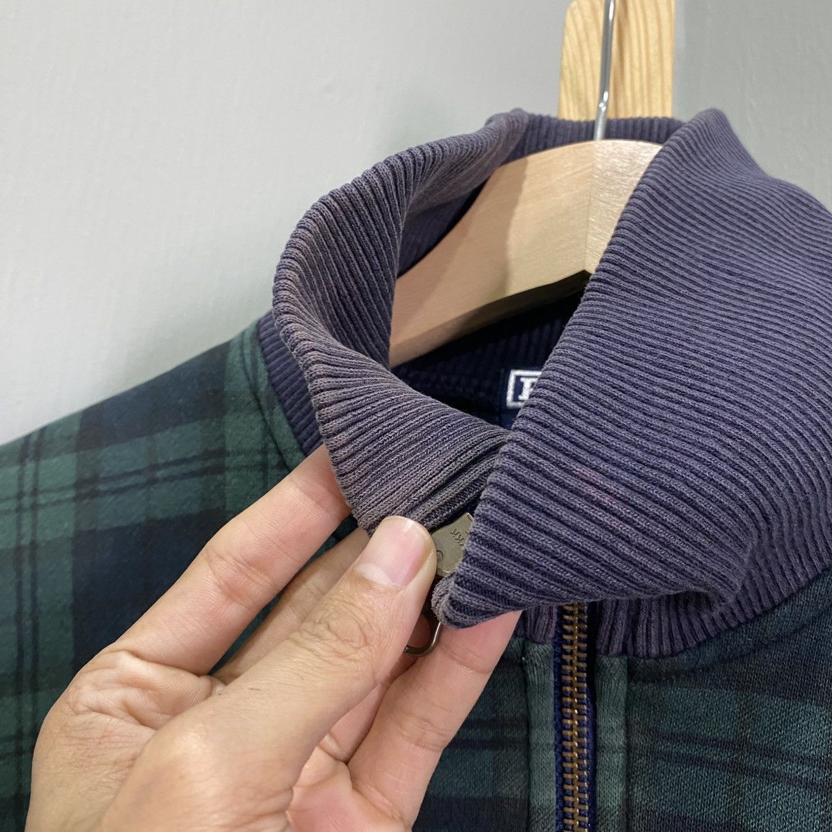Polo Ralph Lauren VTG Polo Ralph Lauren Blackwatch Plaid Half-Zip Sweatshirt Size US M / EU 48-50 / 2 - 11 Thumbnail