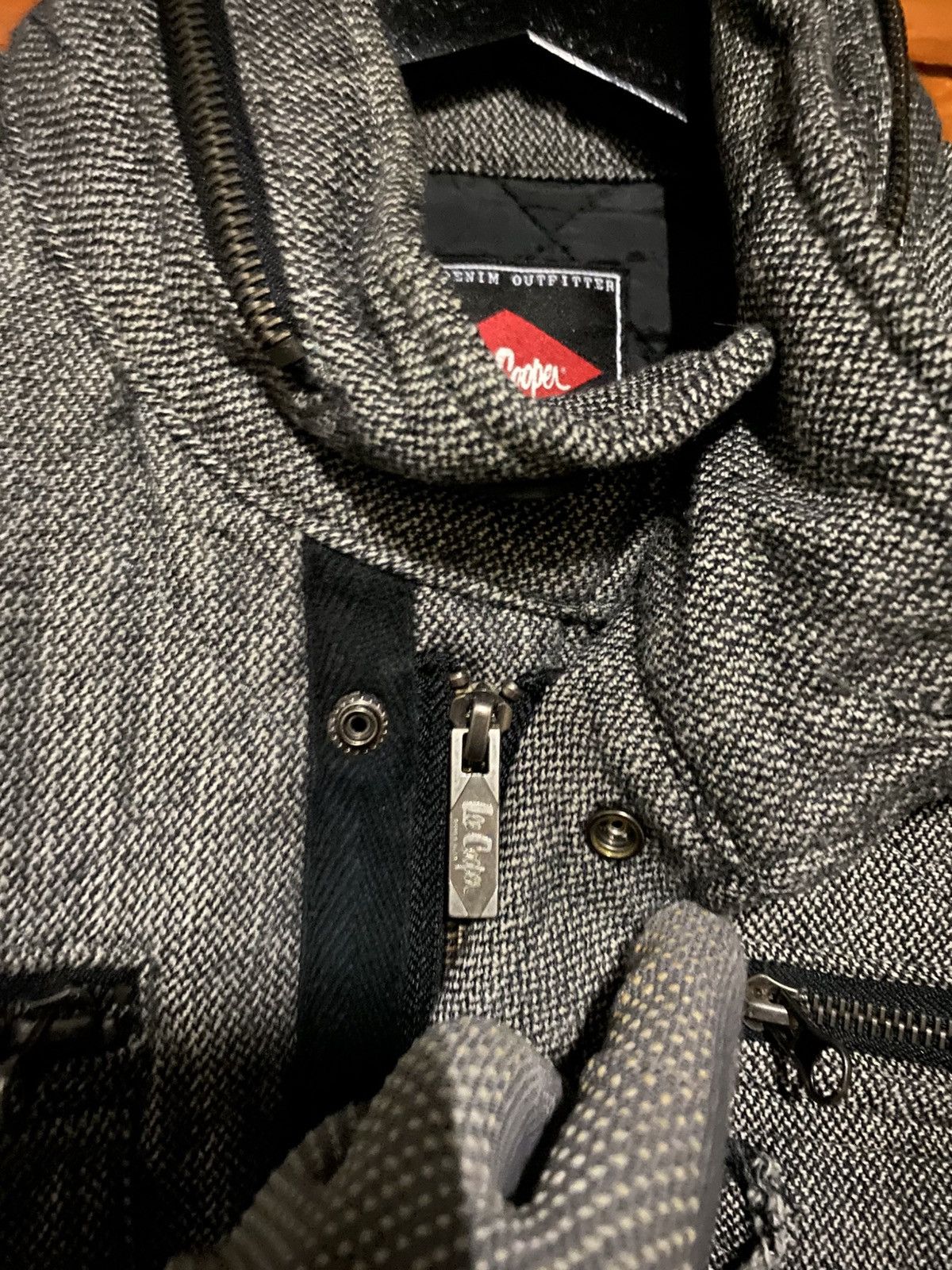 Lee Lee Cooper Quilted Military Field Jacket – Grey – Vintage Size US M / EU 48-50 / 2 - 7 Thumbnail