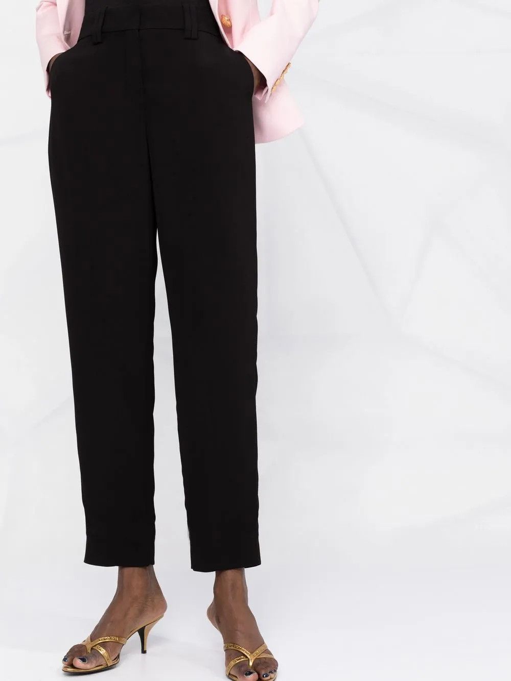 Balmain o1y0625 Casual Pant in Black Size 26" / US 2 / IT 38 - 2 Thumbnail