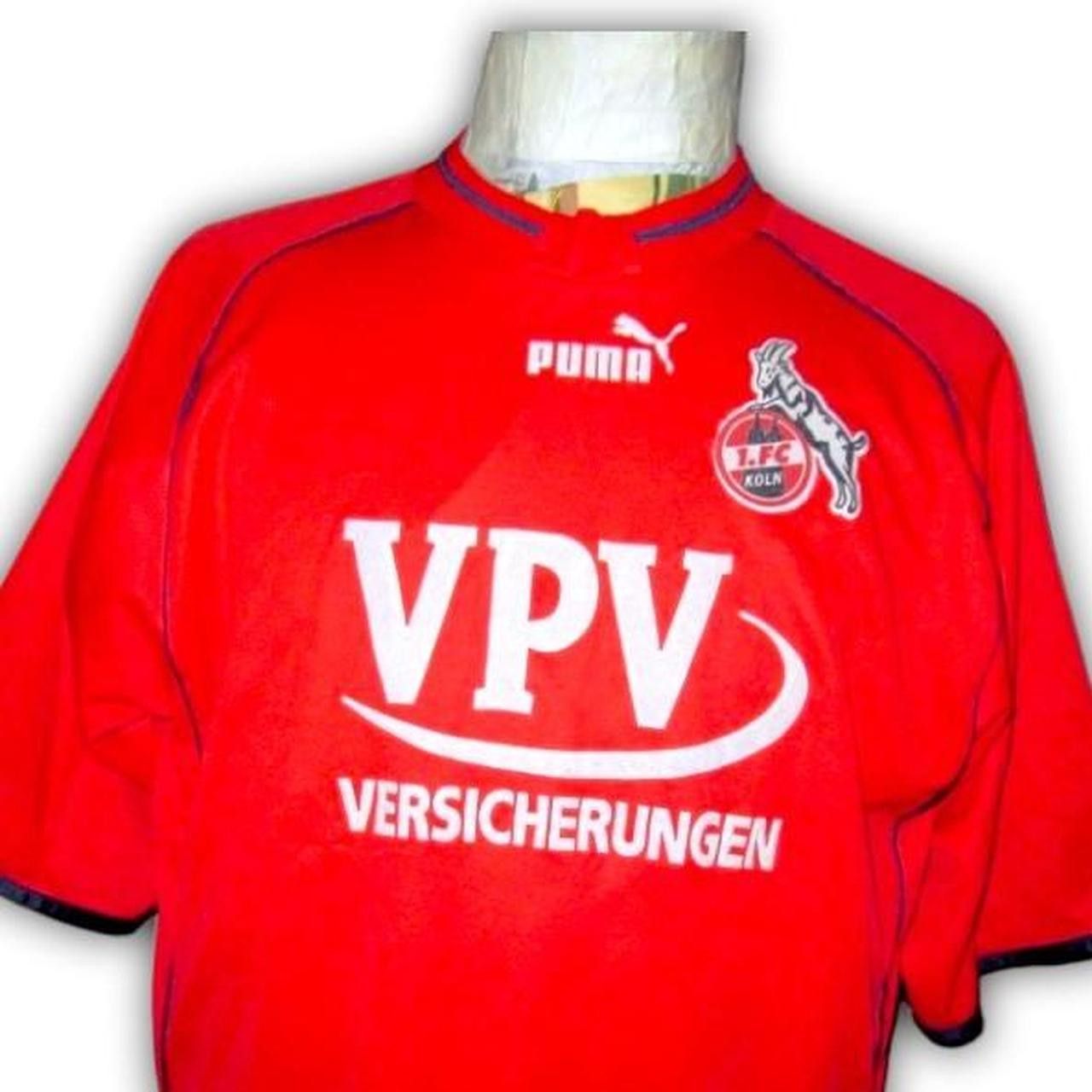 Puma Fc Koln Germany 2001 2002 Away Shirt Jersey Size US L / EU 52-54 / 3 - 2 Thumbnail