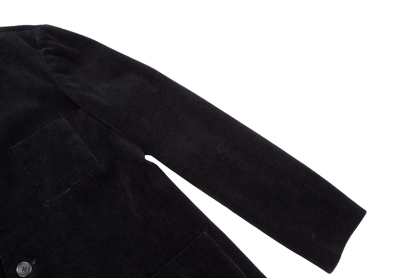 Yohji Yamamoto Yohji Yamamoto Cotton Corduroy Jacket Black M Size US M / EU 48-50 / 2 - 6 Thumbnail