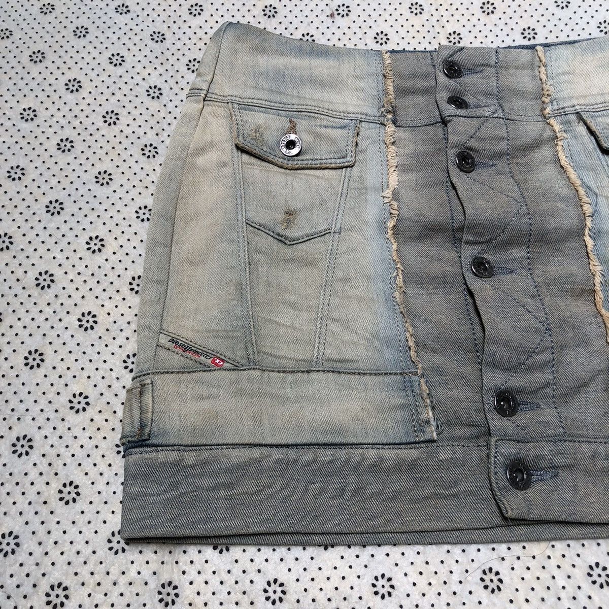 Diesel DIESEL full button jeans mini skirt Size 26" / US 2 / IT 38 - 8 Thumbnail