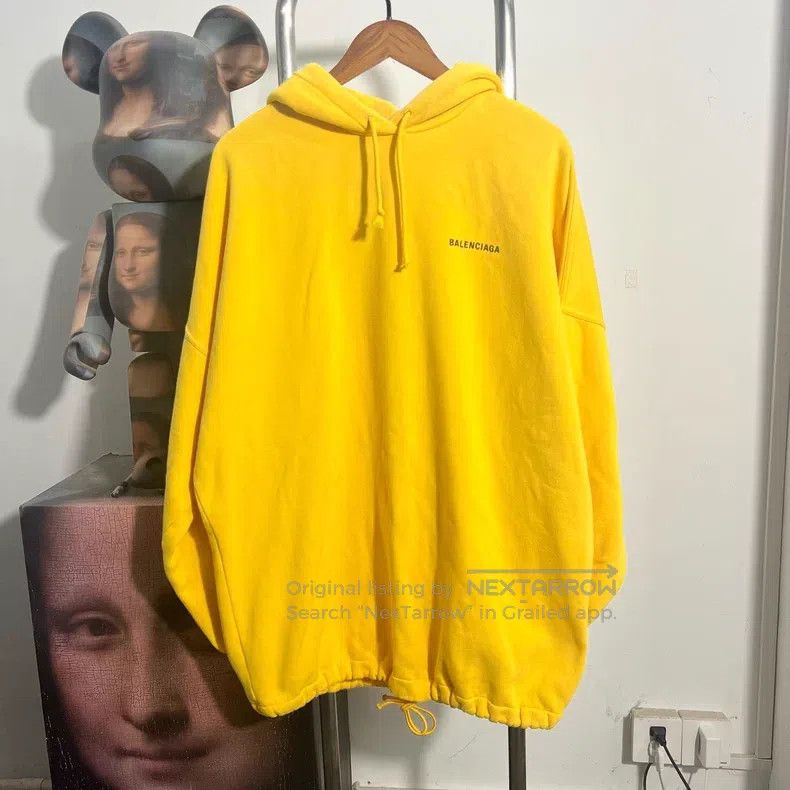 Balenciaga Balenciaga Embroidered Logo Hoodie Size US XS / EU 42 / 0 - 1 Thumbnail