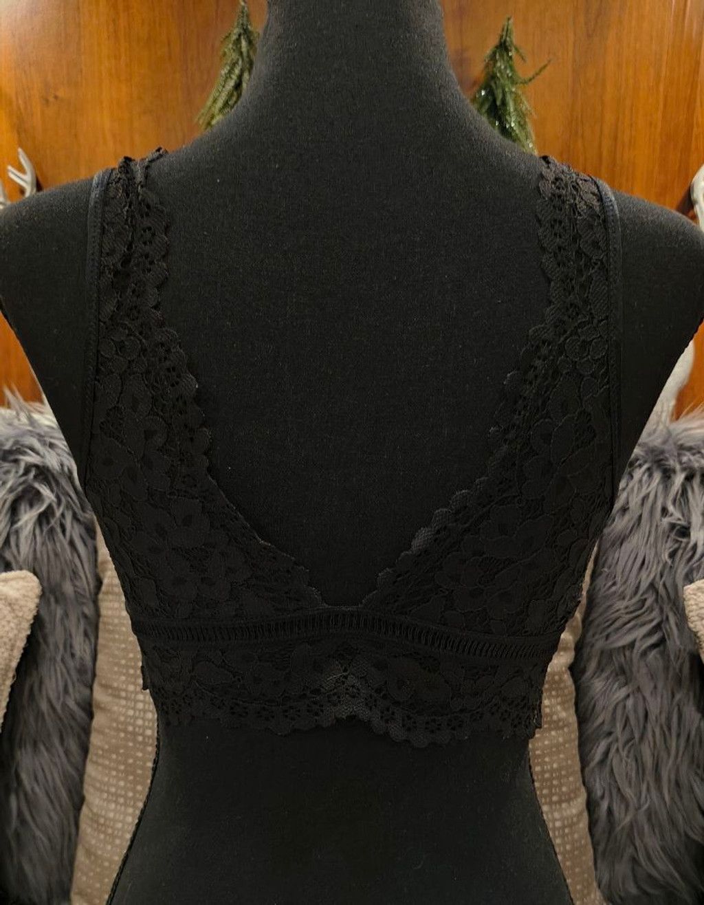 Victoria's Secret Women's Victoria's Secret Black Lace Bralette Size ONE SIZE - 4 Thumbnail