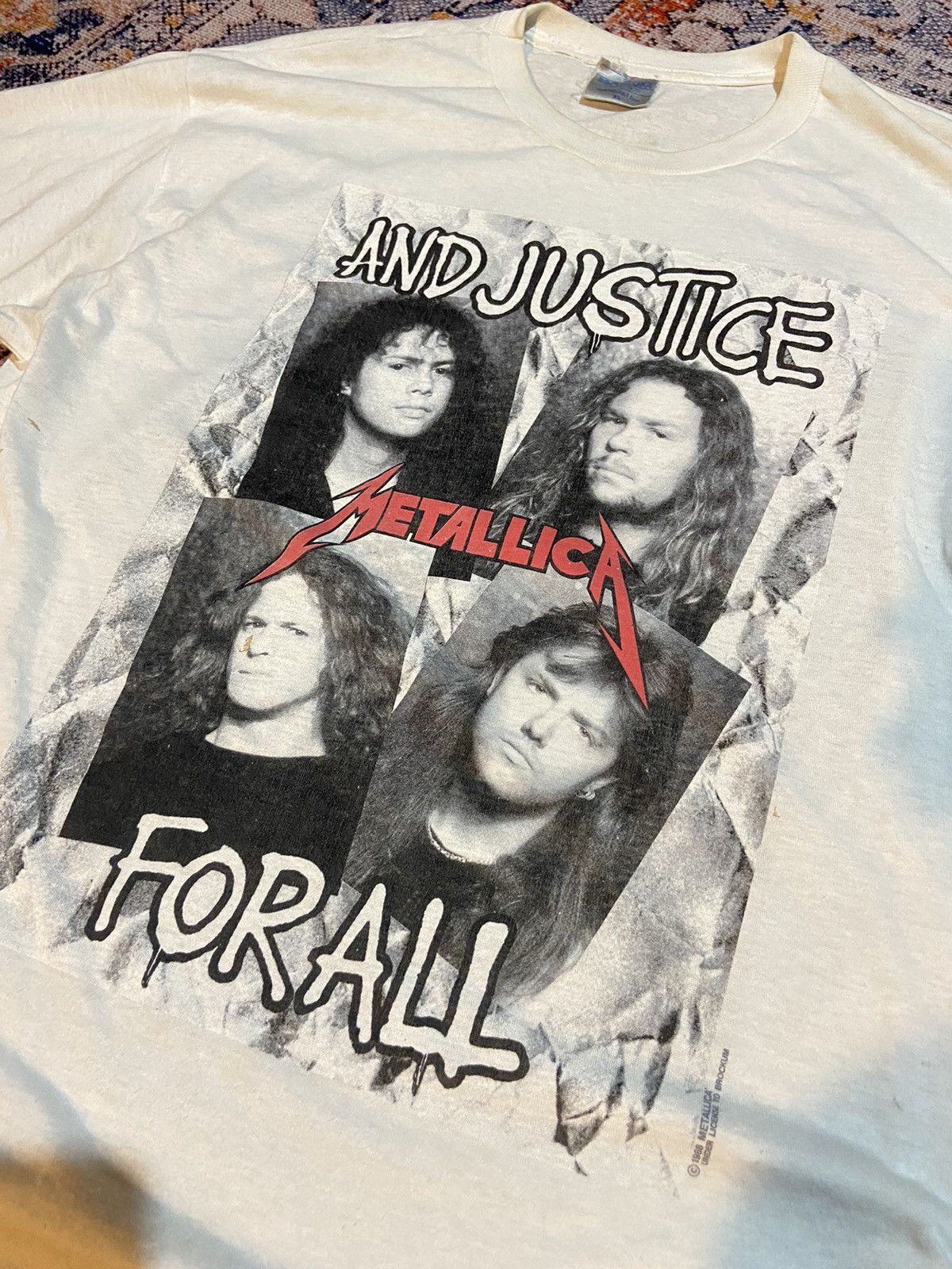 Band Tees × Brockum × Metallica 1988 Thsirt Metallica “And Justice For All” 80s tee Size US XL / EU 56 / 4 - 2 Thumbnail