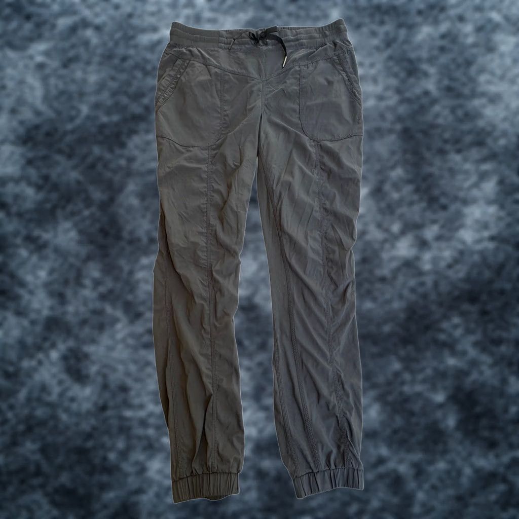 Vintage Indygena Jogger Pants Gray Womens M Stretch Lightweight Drawstring Pockets Casual Activewear Tapered Size 32" / US 10 / IT 46 - 1 Thumbnail