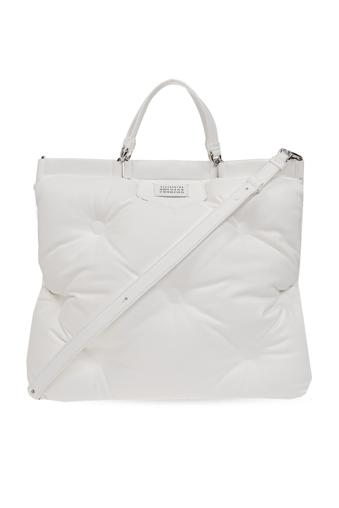 Maison Margiela o1w1db10825 Size: OS / Glam Slam Shopper Large Bag Bag White Size ONE SIZE - 1 Thumbnail