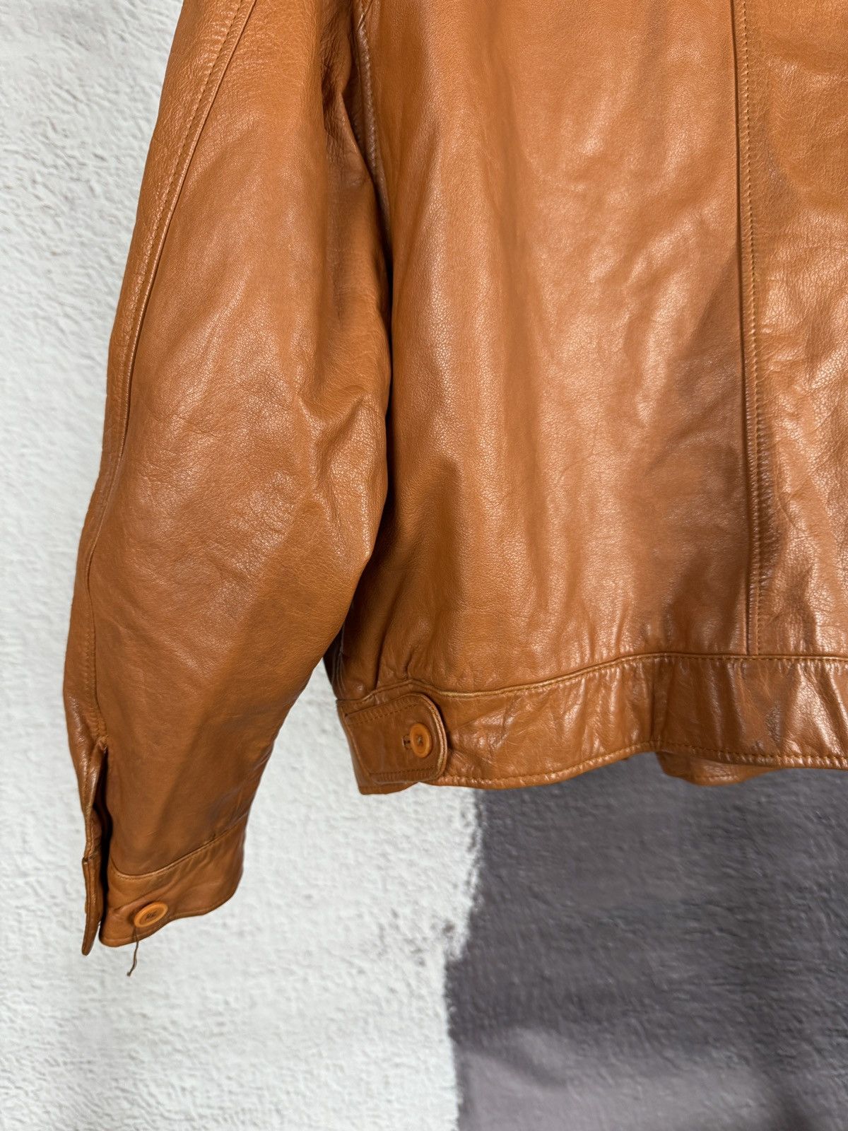 GF Ferre Vintage Leather Oaks by Gianfranco Ferre leather jacket rare Size US M / EU 48-50 / 2 - 15 Thumbnail