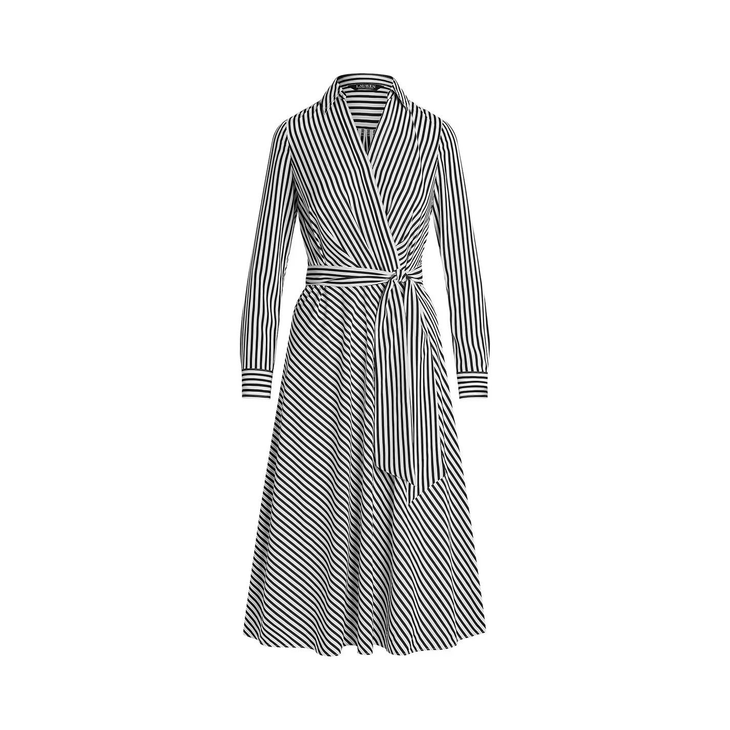 Lauren Ralph Lauren o1g2r1mq0825 Rowella Dress in Cream/Black Size XS / US 0-2 / IT 36-38 - 1 Thumbnail
