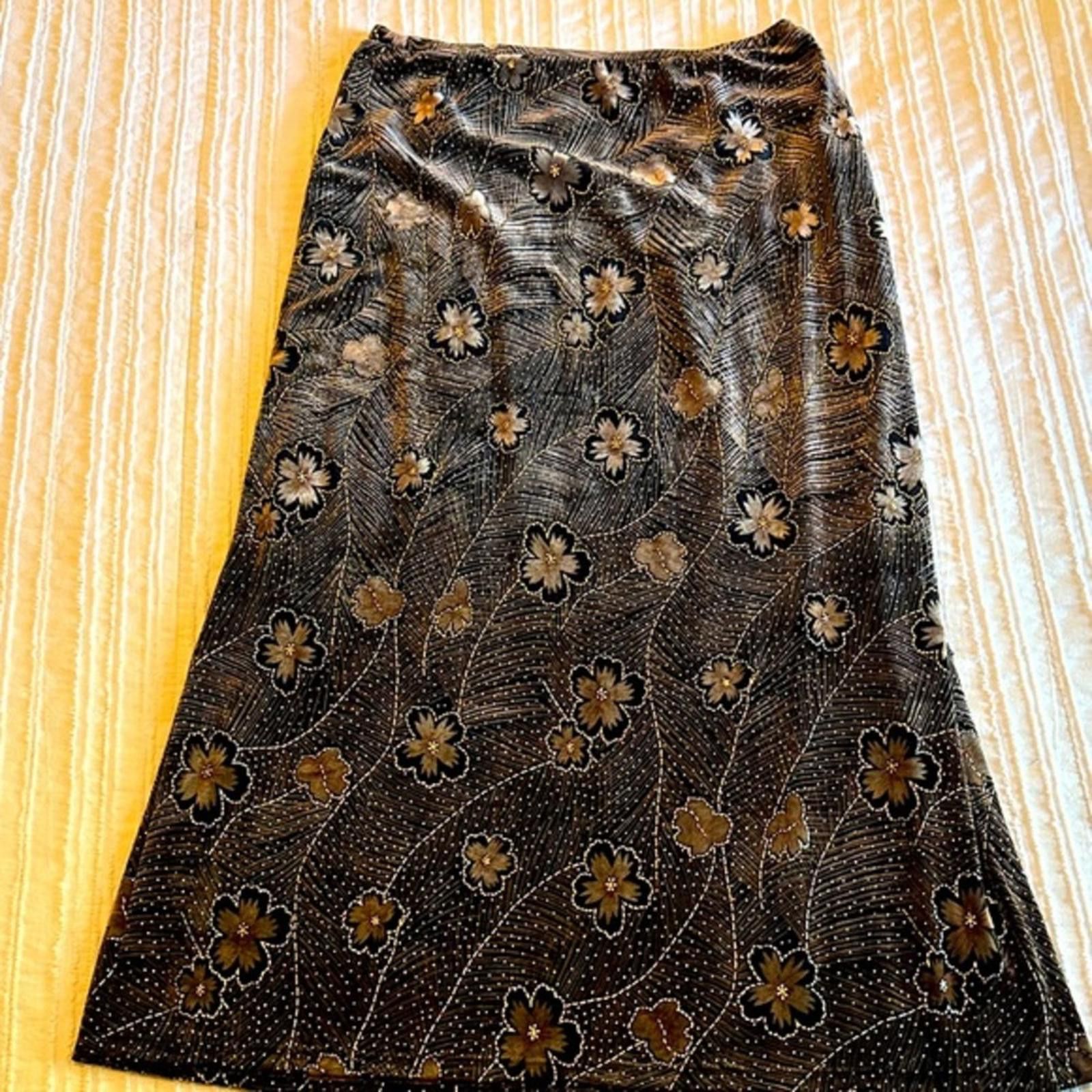 Other Large Women’s Velour Long Skirt Y2K vintage Fairy whimsygoth Size 36" / US 14 / IT 50 - 2 Thumbnail