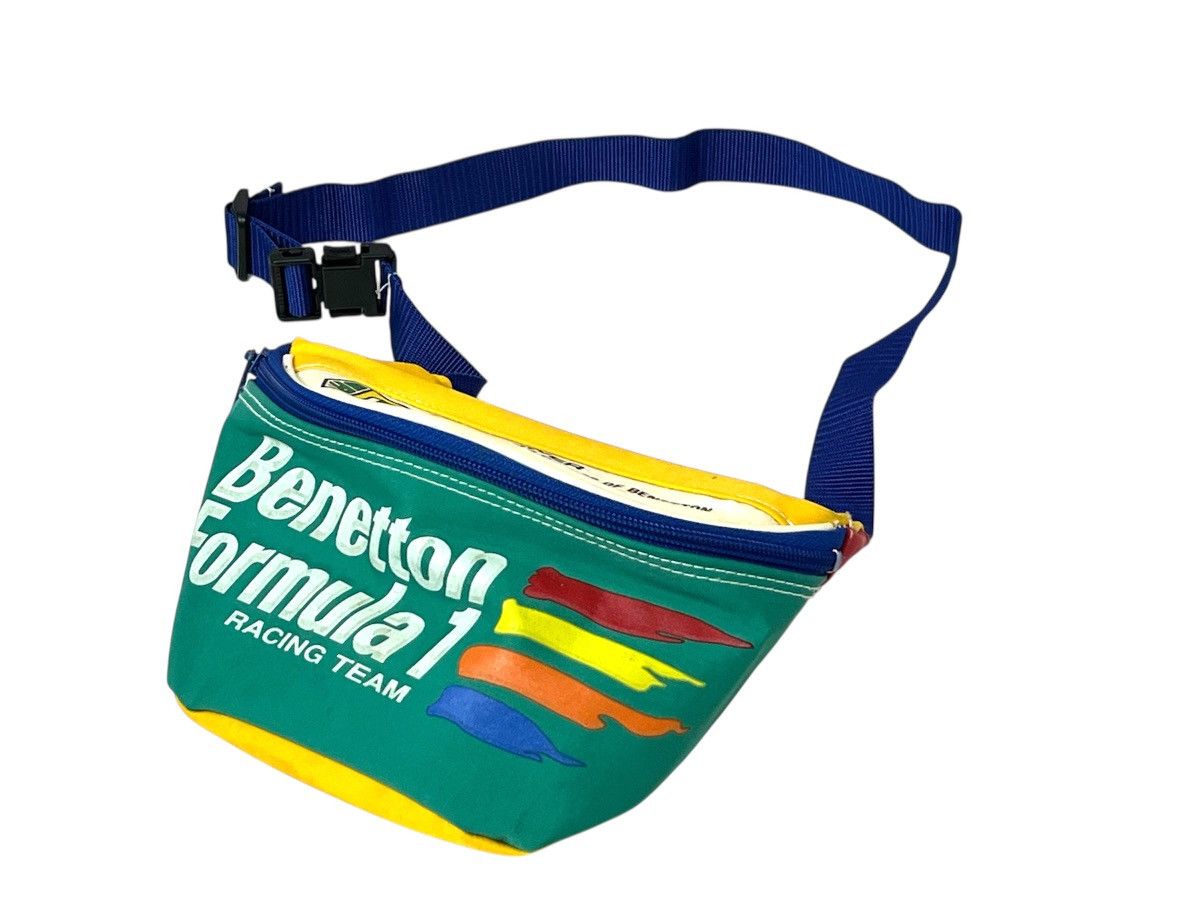 Benetton Vintage Benetton Formula 1 Racing Team Pouch Bag Size ONE SIZE - 2 Thumbnail
