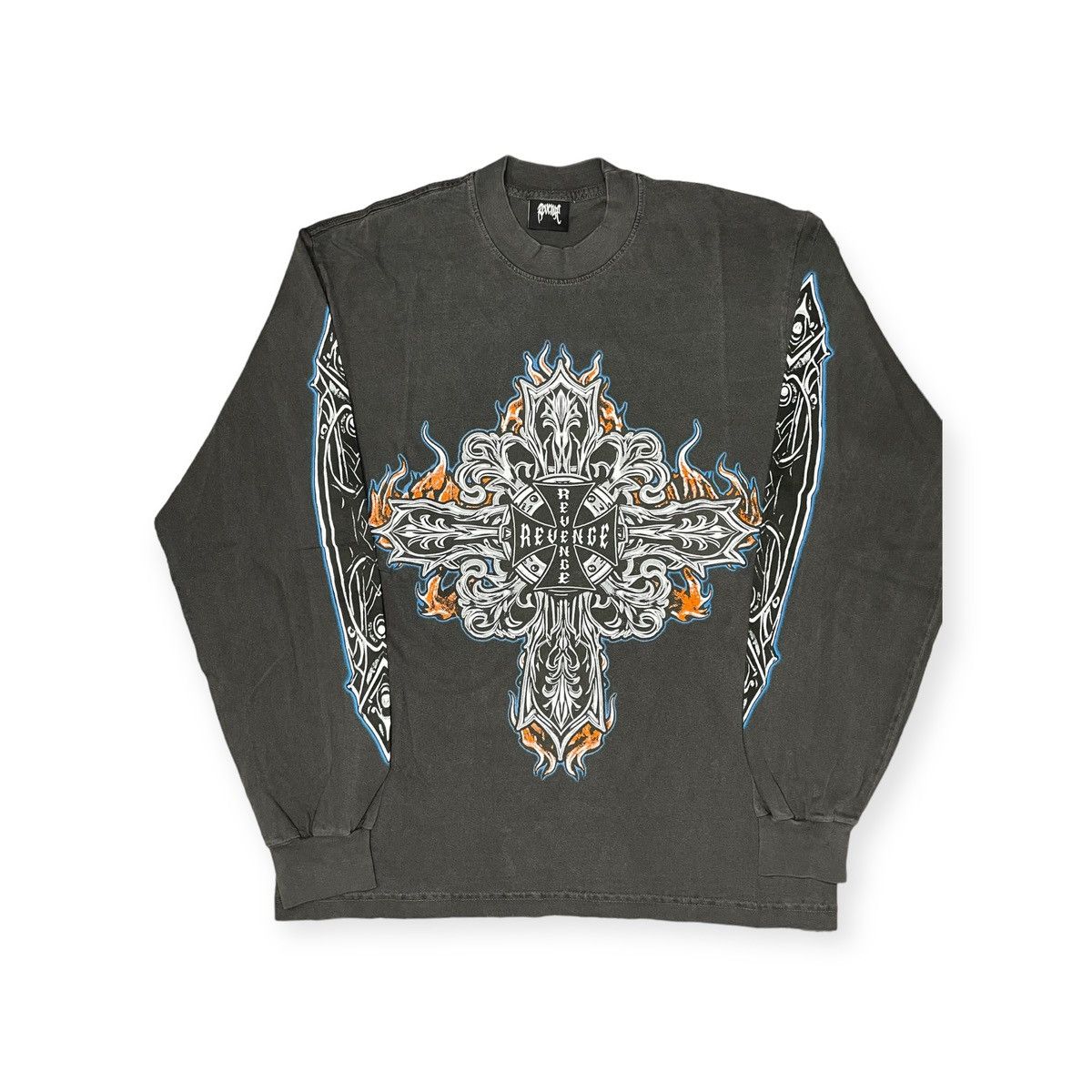 Revenge Revenge Ironcrest Long Sleeve Tee Vintage Black Size US S / EU 44-46 / 1 - 1 Thumbnail