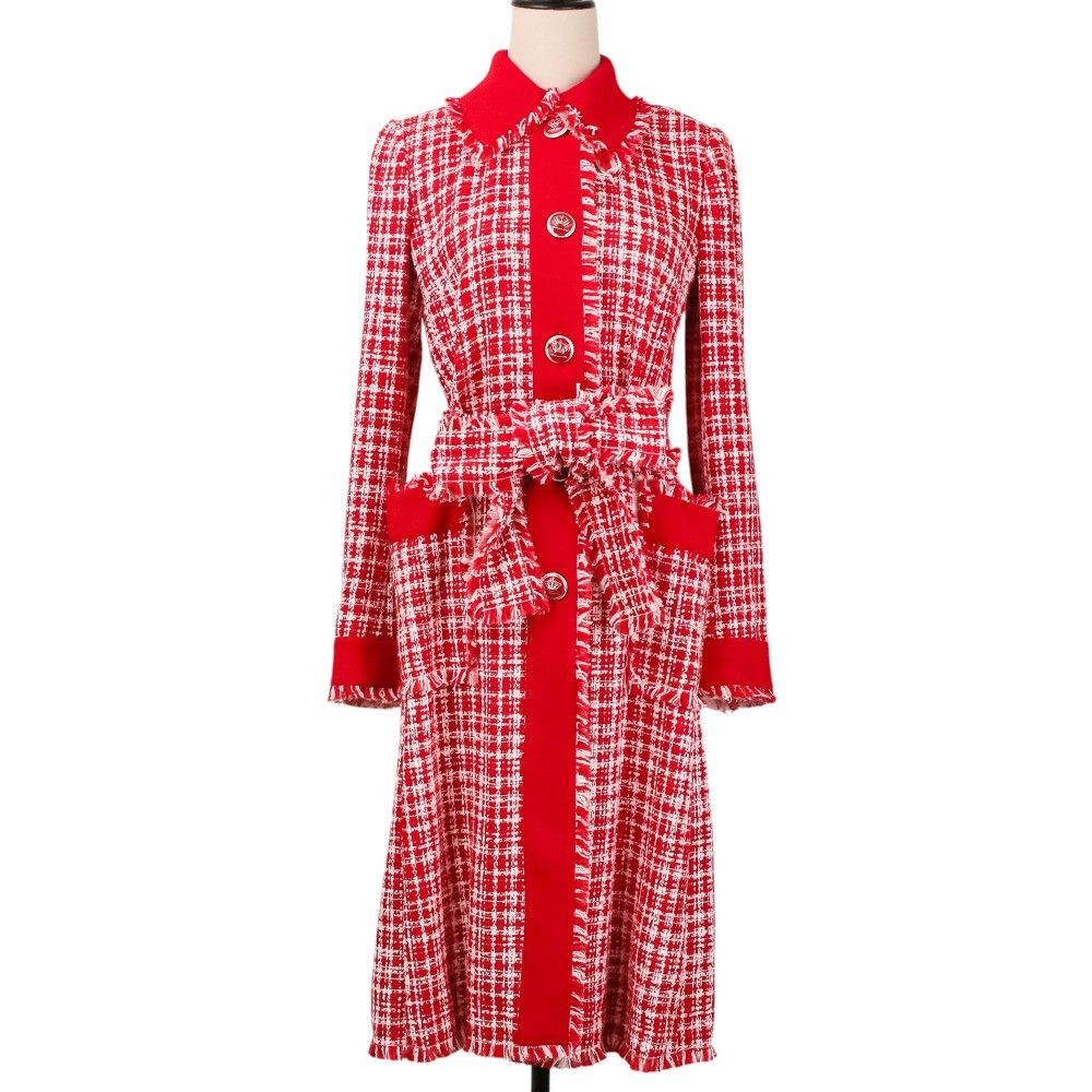 Dolce & Gabbana Dolce & Gabbana Dolce&Gabbana Tweed Coat Textile Outerwear DUTY FREE for USA Size ONE SIZE - 1 Thumbnail