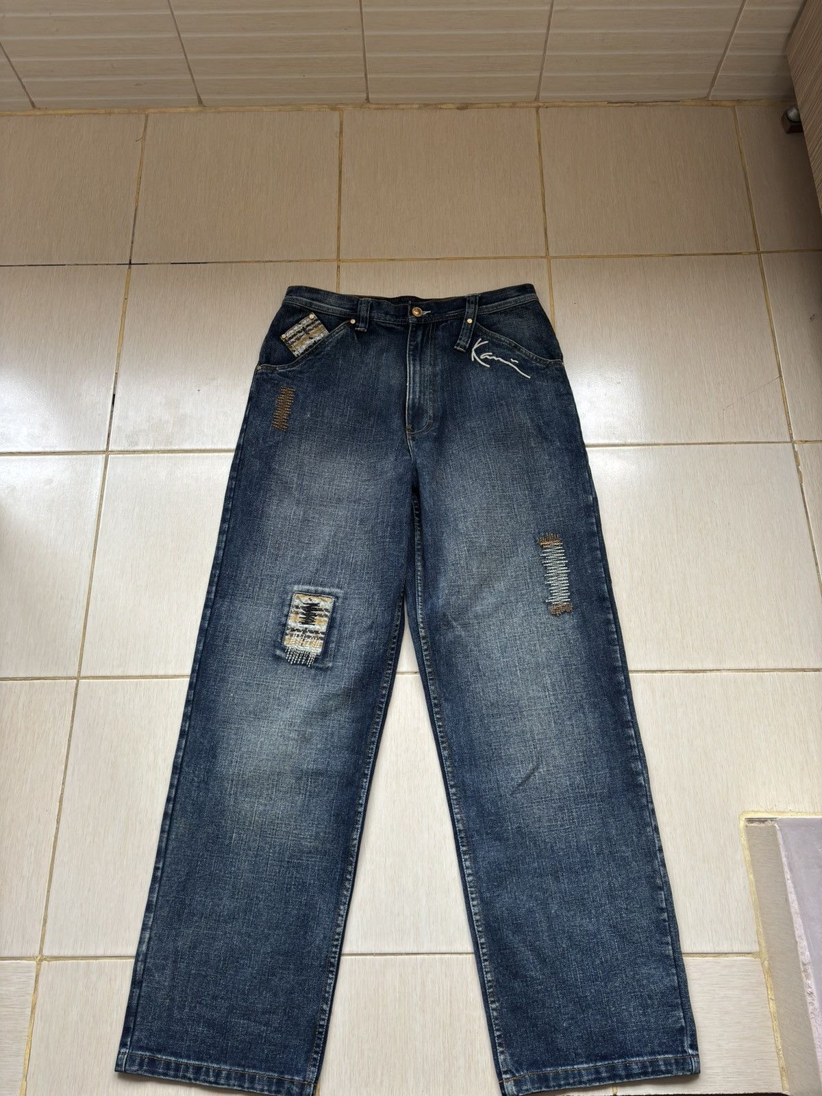 Karl Kani Vintage Karl Kani Carpenter Jeans Utility Denim Y2KWorkwear Size US 32 / EU 48 - 3 Thumbnail