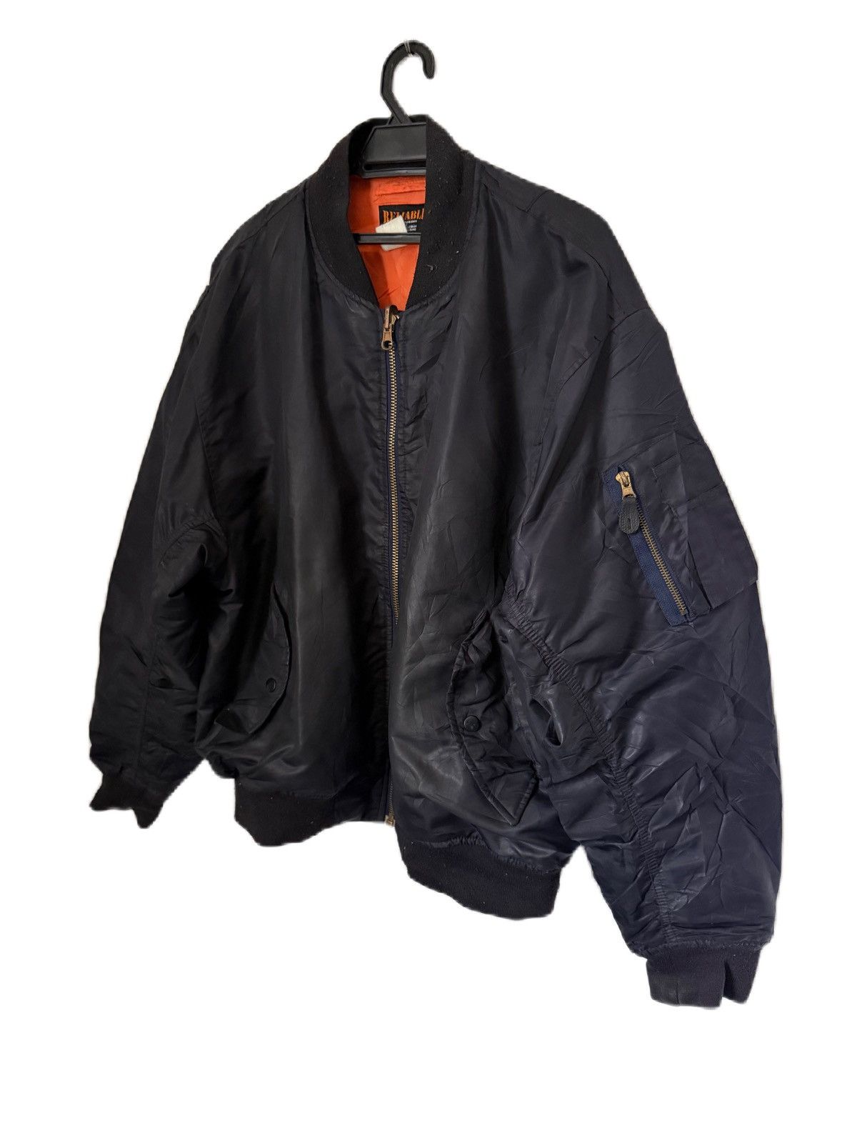 Schott JAPAN BRAND RELIABLE BOMBER JACKET BLACK Size US XL / EU 56 / 4 - 2 Thumbnail