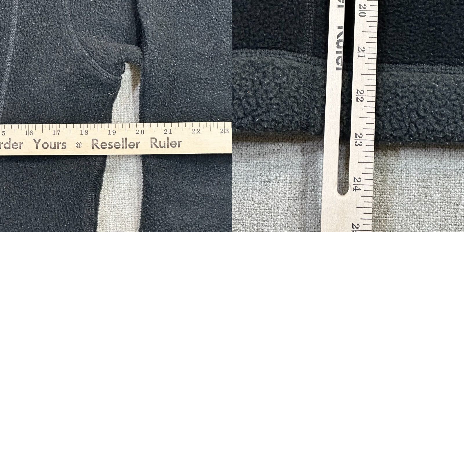 Patagonia VINTAGE Patagonia Synchilla Women's Medium Full Zip Black Hoodie USA Materials Rare Size M / US 6-8 / IT 42-44 - 8 Thumbnail