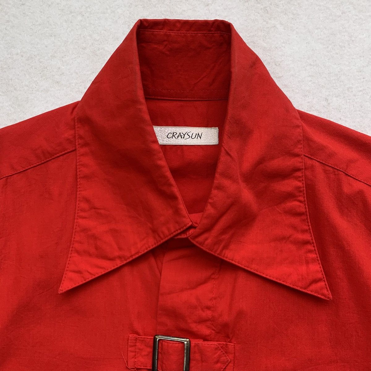 Japanese Brand 2000s Craysun Punk Bondage Side Sleeve Opened Button Shirt Size US M / EU 48-50 / 2 - 5 Thumbnail