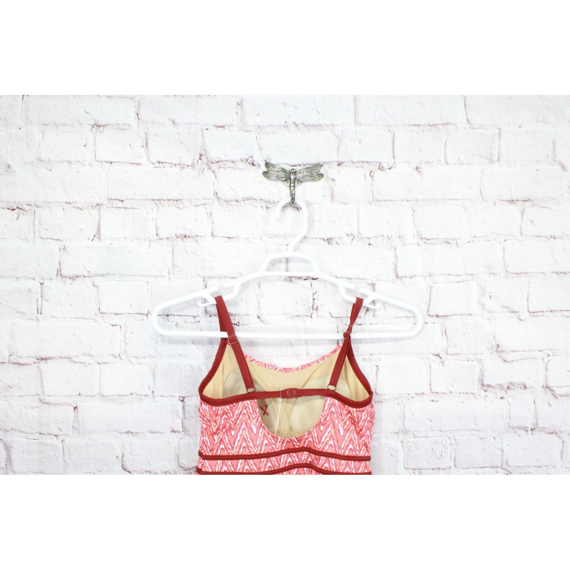 L.L. Bean LL Bean Women's Tankini Swimsuit Top Lined Cups Print Size M / US 6-8 / IT 42-44 - 4 Thumbnail