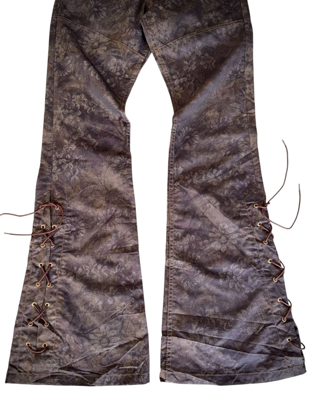 パンツ tornado mart coated flare cargo pants Tornado Mart / Coating Flare Cargo Pants 00s TORNADO MART Coating