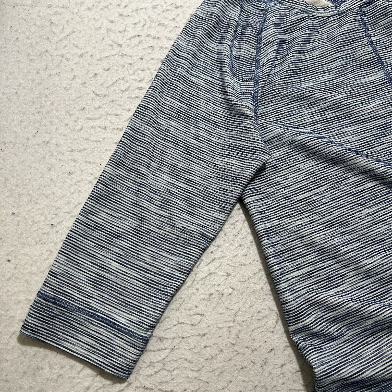 Other Talbots Tie Neck 3/4 Sleeve Pullover Blue Twist Sweater Top Size XL / US 12-14 / IT 48-50 - 5 Thumbnail