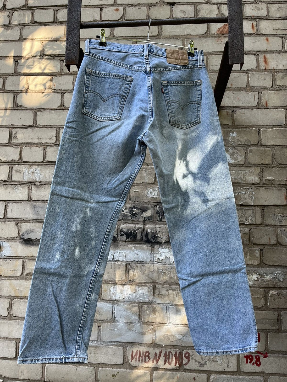 Levi's Vintage 1995 Levi’s 517 Blue Stone Washed Button Jeans Size US 34 / EU 50 - 4 Thumbnail