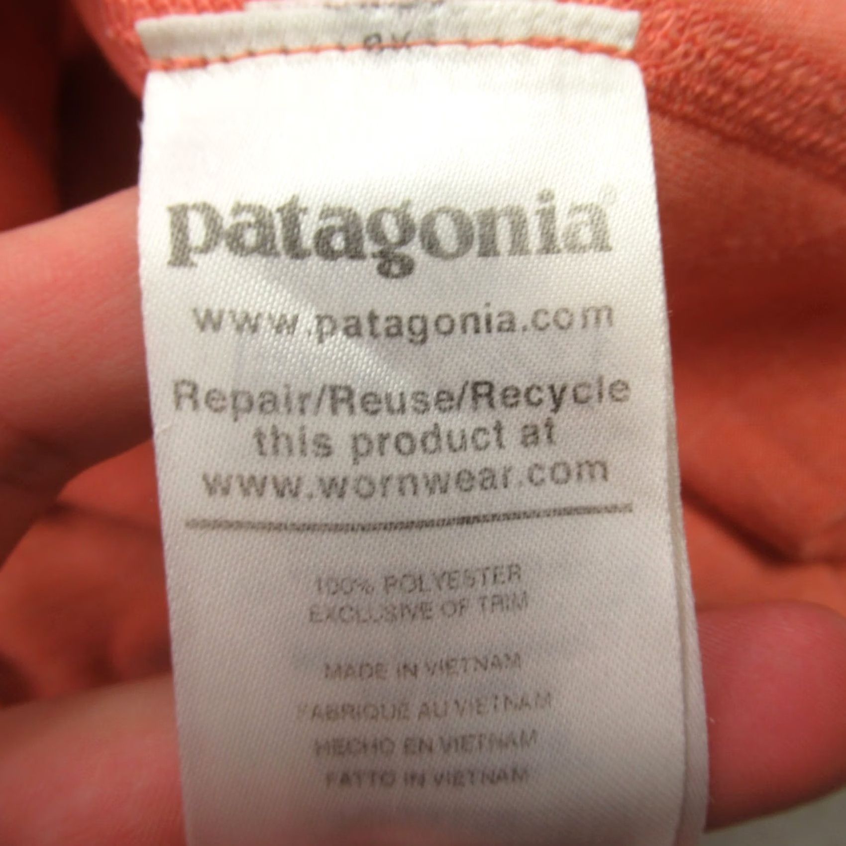 Patagonia Patagonia Womens XS Sleeveless Shirt Orange Casual Crew Neck Lightweight Polyester Knit Rustic Outdoor Tank Size XS / US 0-2 / IT 36-38 - 5 Thumbnail