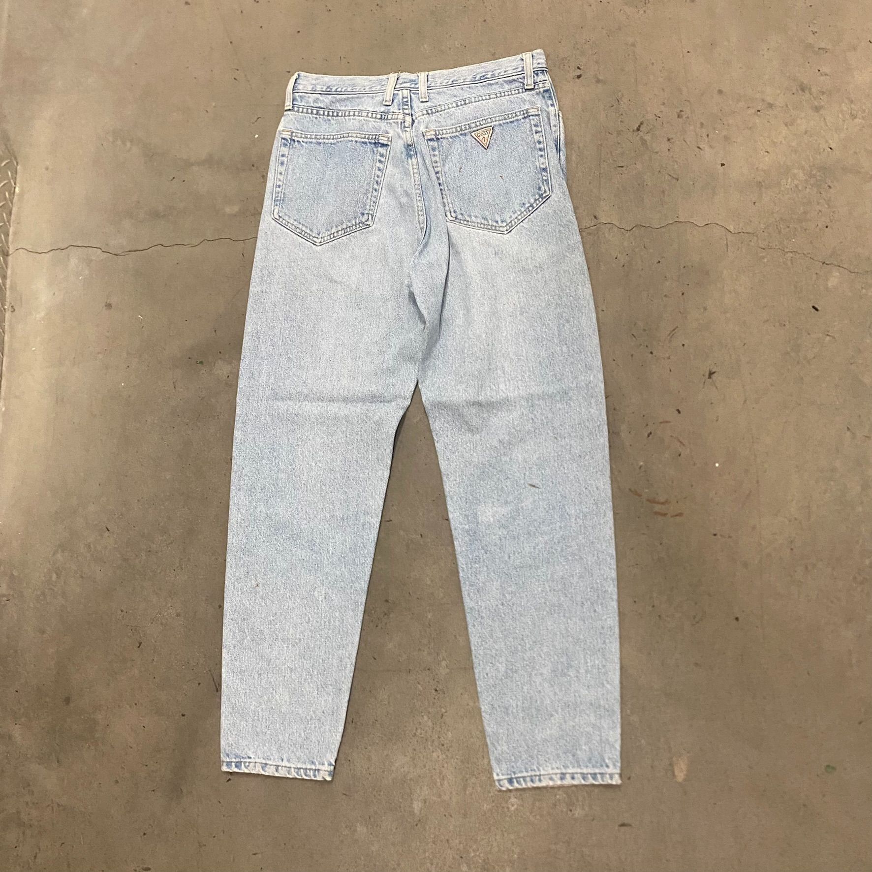 Guess Vintage 90s Guess Stonewashed Faded Denim Baggy Jeans Size US 32 / EU 48 - 5 Thumbnail