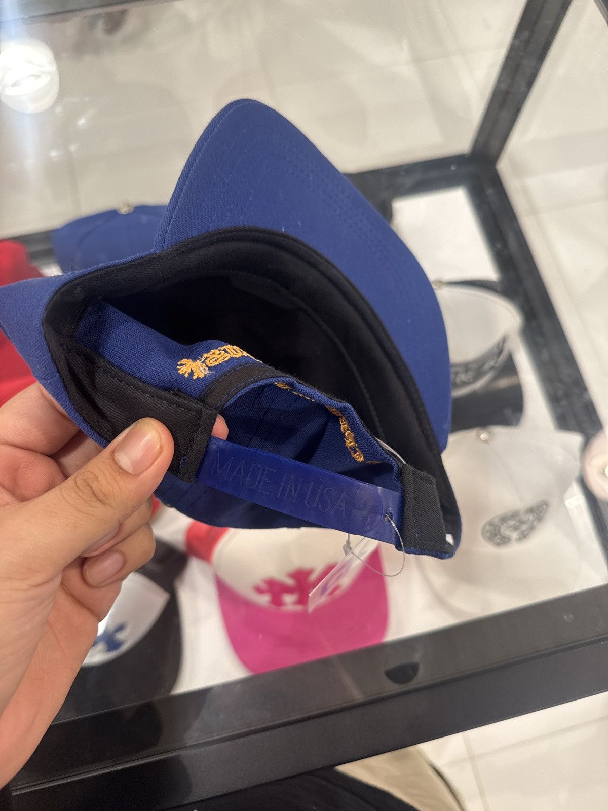 Chrome Hearts Chrome Hearts CH Cobalt/Orange 5 Panel Hat Size ONE SIZE - 4 Thumbnail