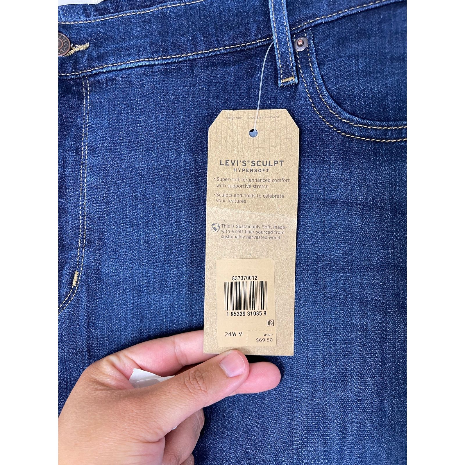 Levi's Levi's 724 High-Rise Straight Jeans - 24W NWT Size 24" / US 00 / IT 34 - 11 Thumbnail
