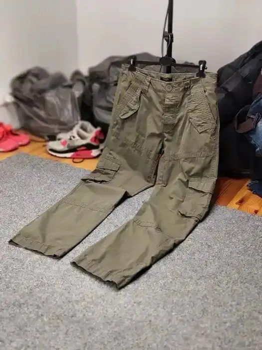 Japanese Brand Vintage 90's Japanese Bondage Military Olive Cargo Pants Size US 34 / EU 50 - 10 Thumbnail
